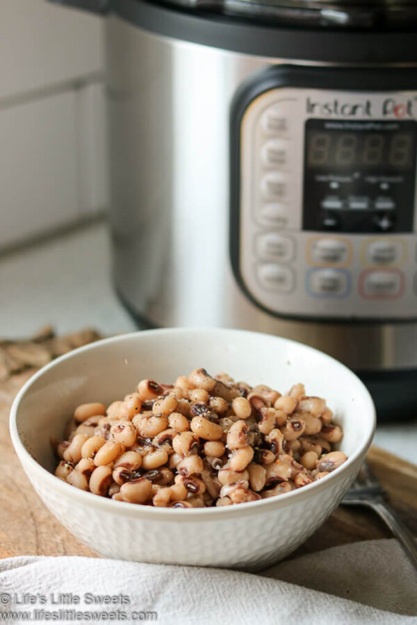 Instant Pot Black Eyed Peas (Pressure Cooker) Life's Little Sweets