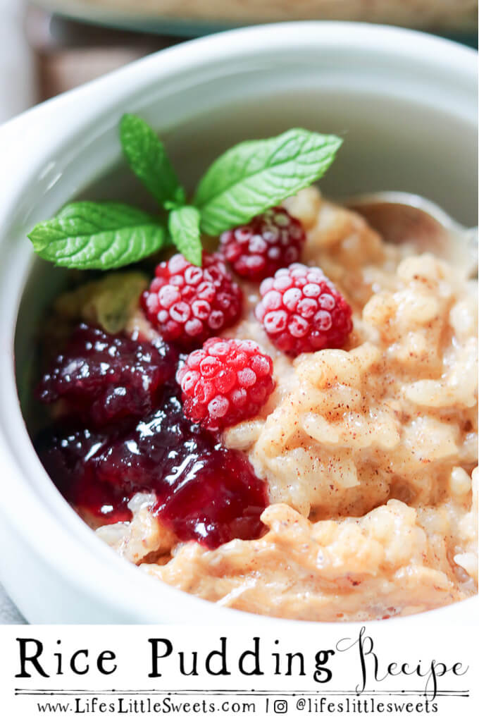 Rice Pudding Recipe close up