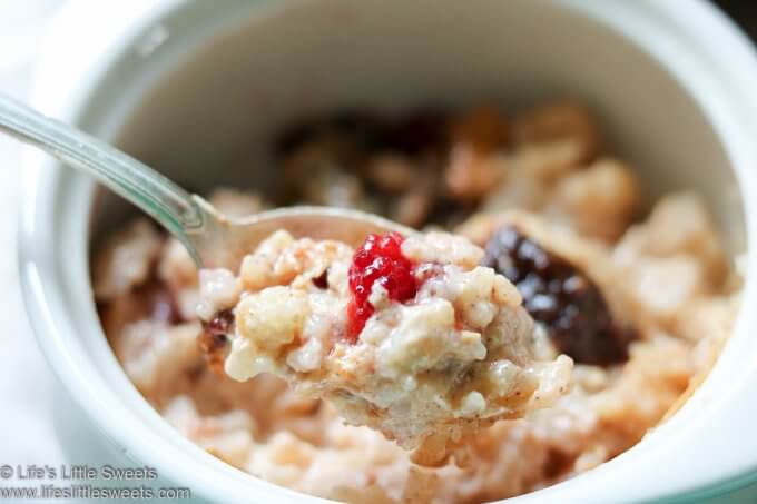 Rice Pudding Recipe in spoon