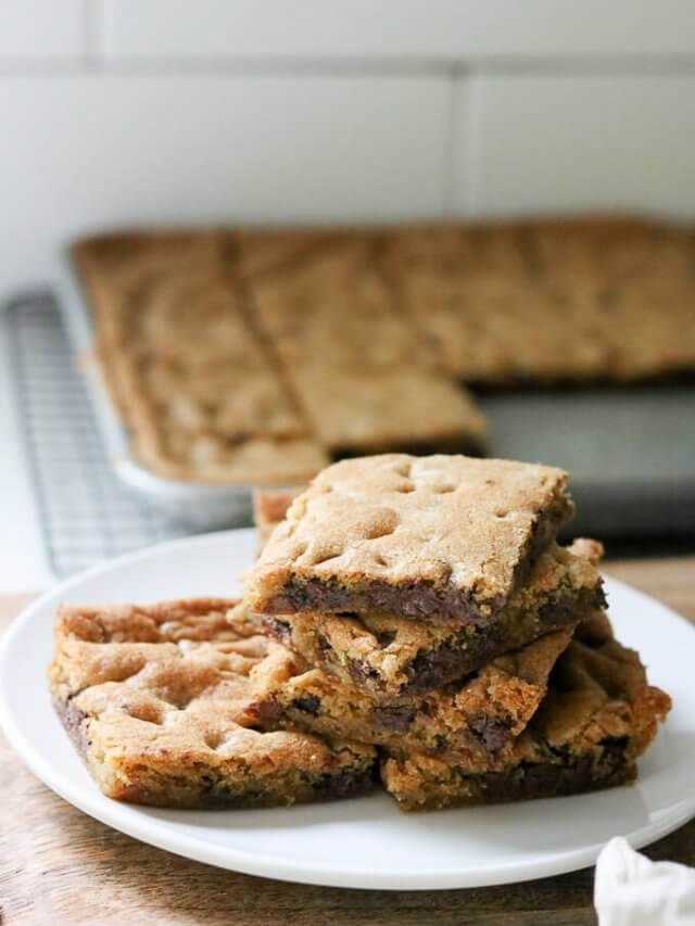 Chocolate Chip Cookie Bars Story