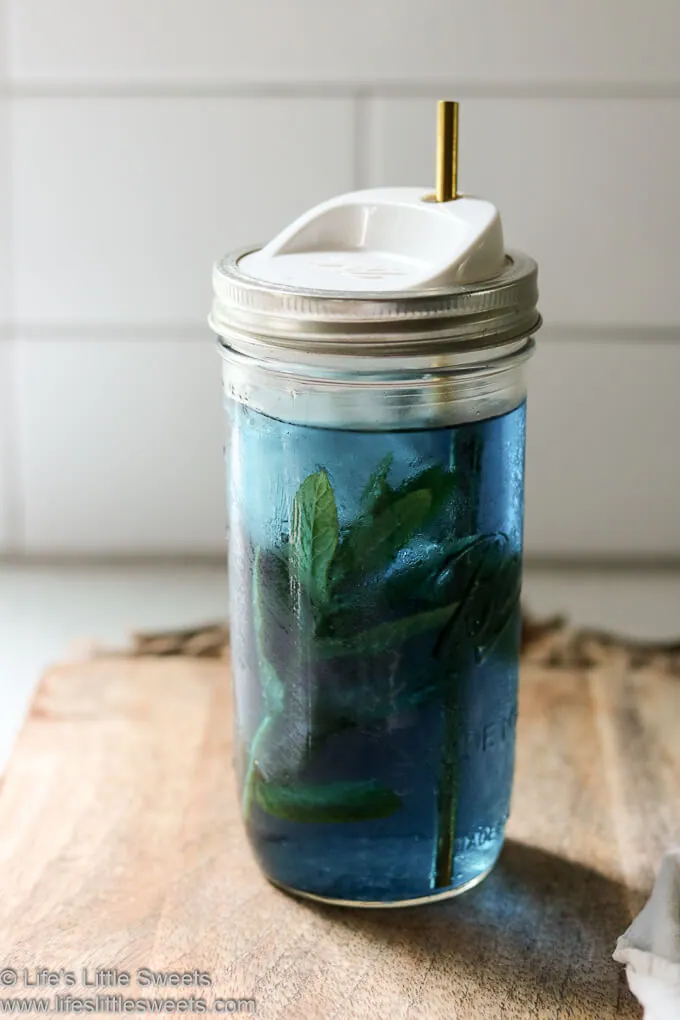 Blue Butterfly Pea Flower Mint Water