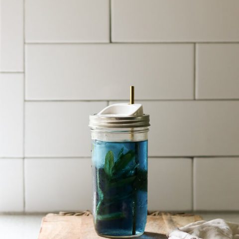 Blue Butterfly Pea Flower Mint Water