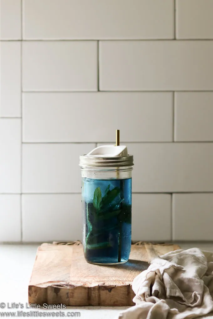 Blue Butterfly Pea Flower Mint Water