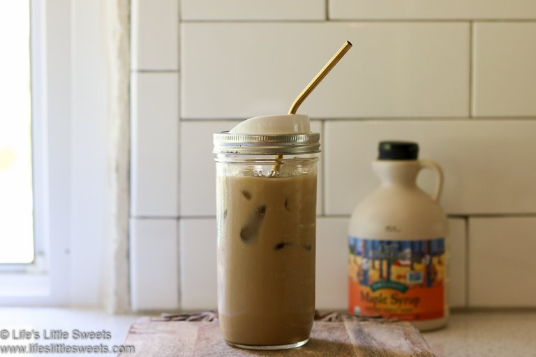 Maple Syrup Iced Coffee (Cold, Drink, Sweet) Life's Little Sweets