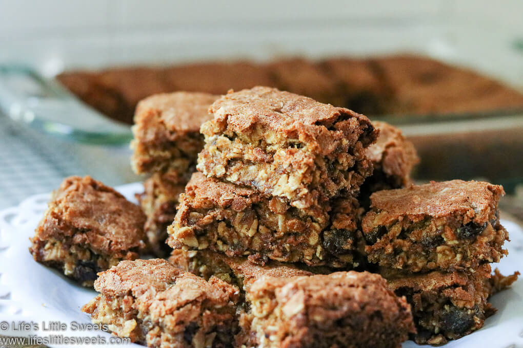 Oatmeal Raisin Cookie Bars (Dessert, Snack) Life's Little Sweets
