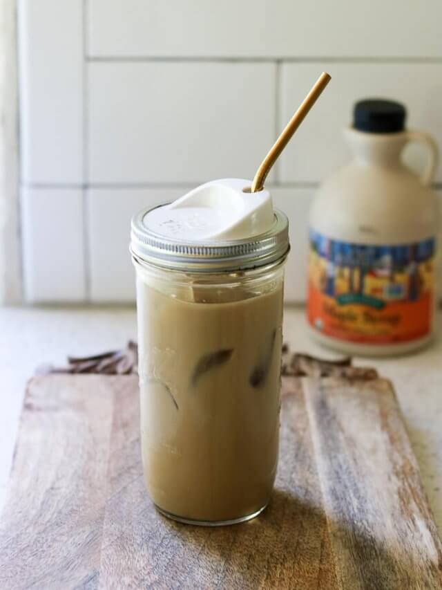Maple Syrup Iced Coffee Story