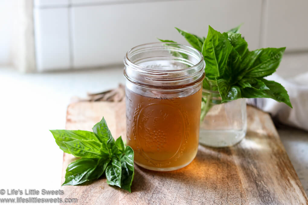 Basil Simple Syrup (Sugar, Fresh Basil Leaves, Hot Water) - Life's ...