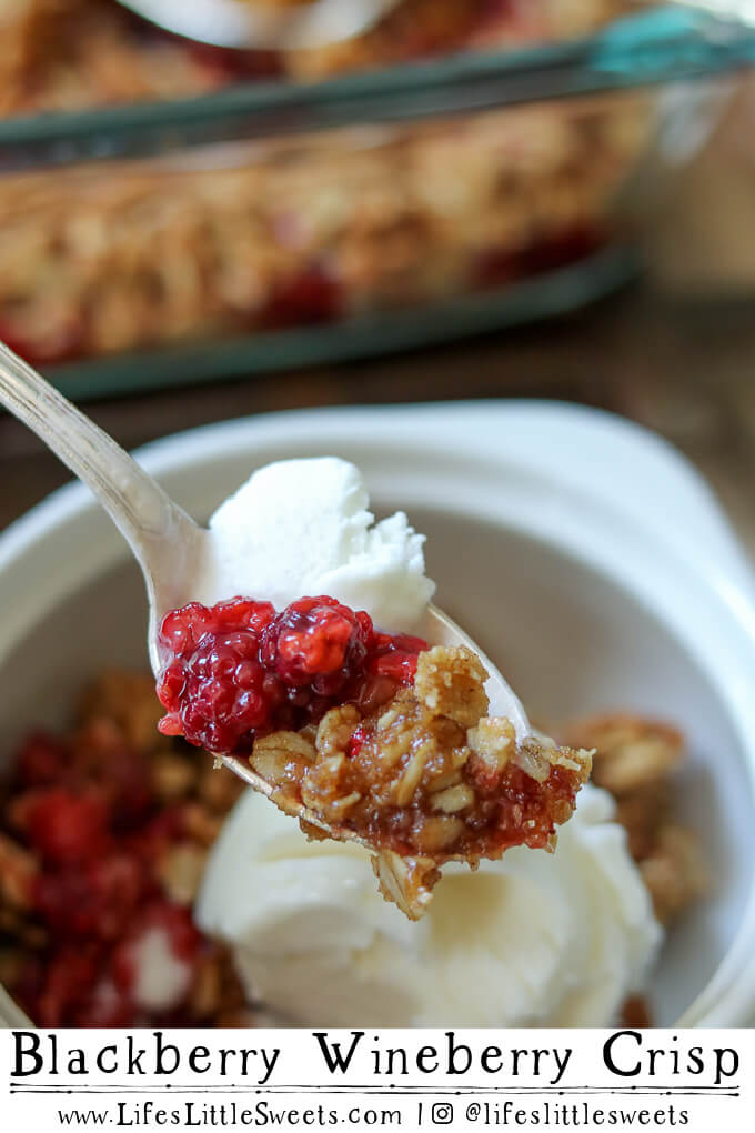 Blackberry Wineberry Crisp