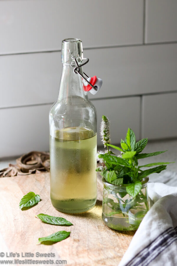 Mint Simple Syrup ( Fresh Mint Leaves, Sugar) Life's Little Sweets