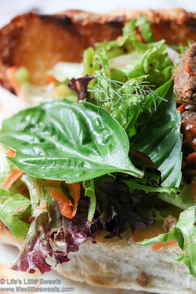 Toasted Vegetarian Burger Sandwich with Mixed Greens Salad