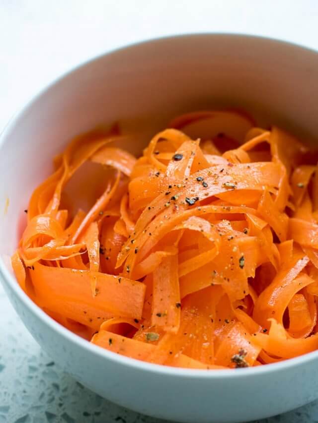 Carrot Ribbon Salad Story