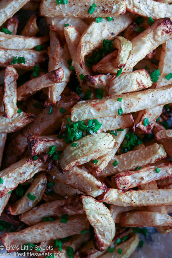 Air Fryer Kohlrabi Fries Recipe (Vegan, GF) Life's Little Sweets