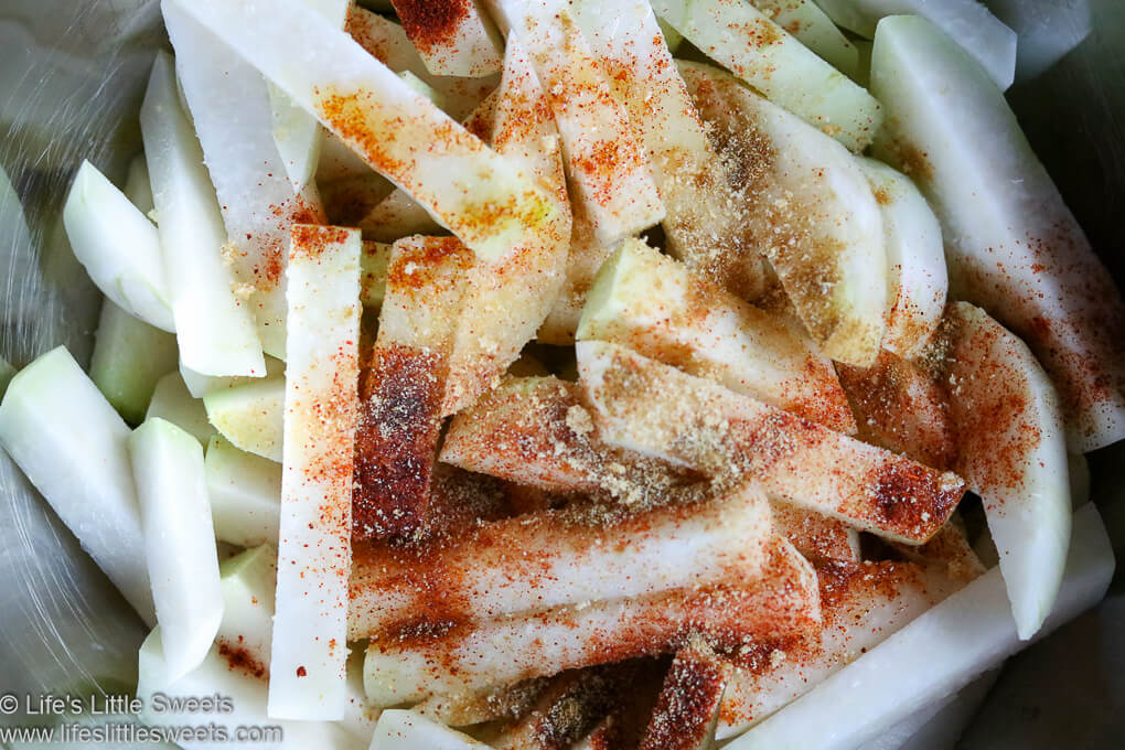 Air Fryer Kohlrabi Fries