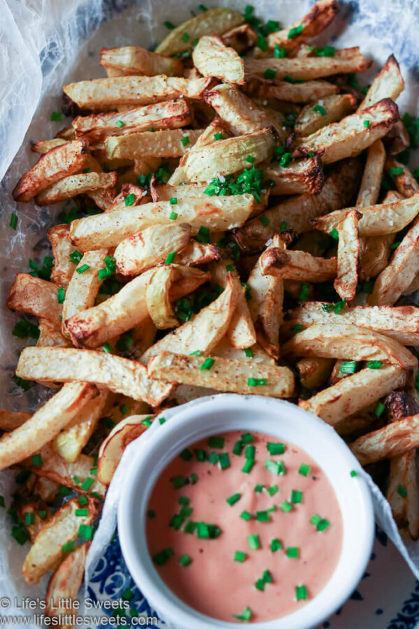 Air Fryer Kohlrabi Fries Recipe (Vegan, GF) Life's Little Sweets