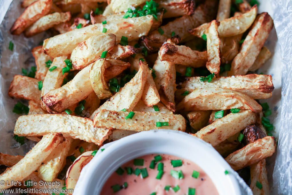 Air Fryer Kohlrabi Fries Recipe (Vegan, GlutenFree) Life's Little Sweets