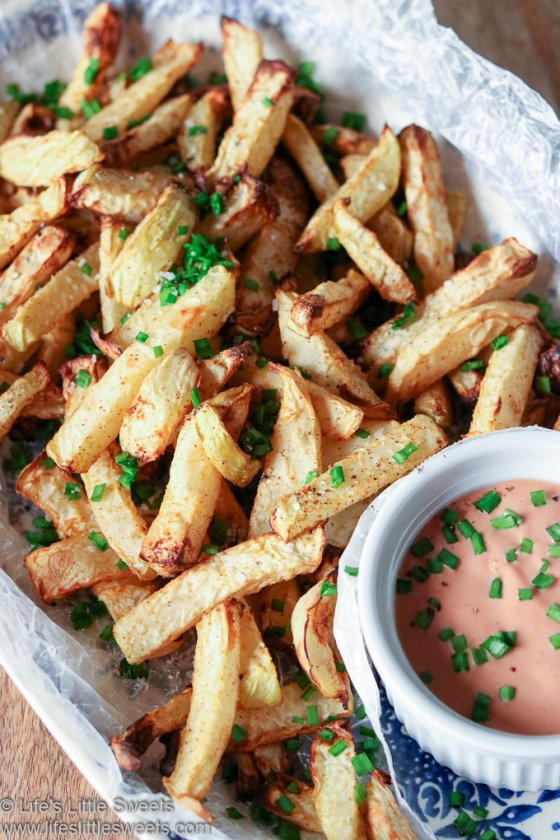 Air Fryer Kohlrabi Fries Recipe (Vegan, GF) Life's Little Sweets