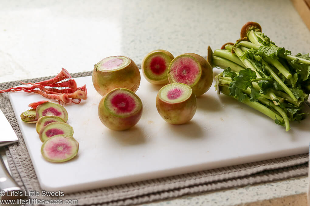 Air Fryer Watermelon Radish Chips