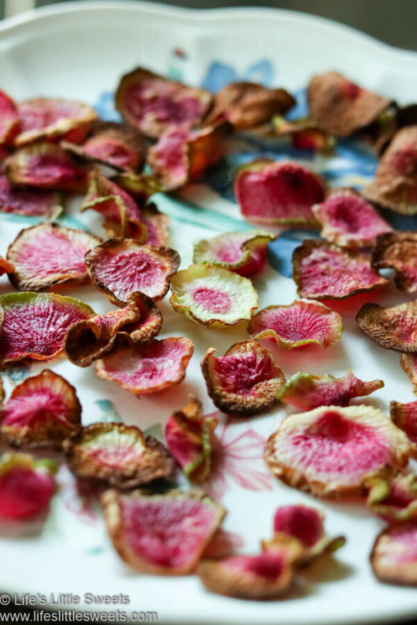 Air Fryer Watermelon Radish Chips Life's Little Sweets