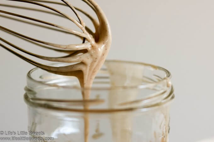 Chai Spice Icing Glaze on a whisk