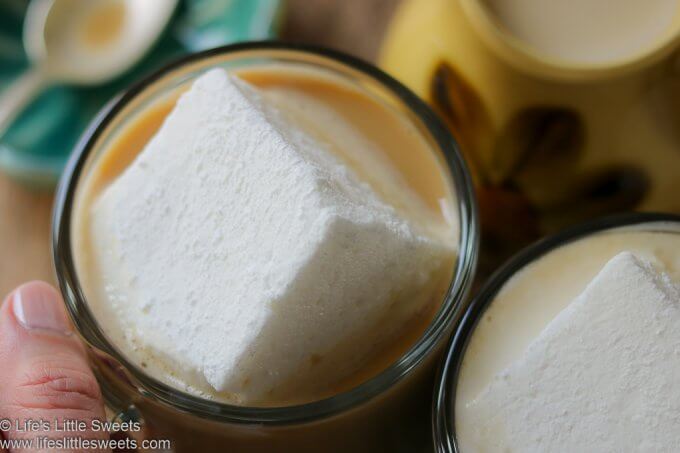 Marshmallow Coffee, marshmallows floating in coffee