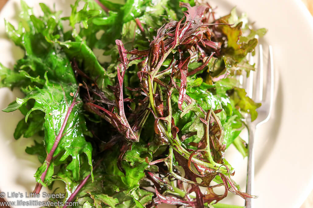 Massaged Baby Red Russian Kale Salad Life's Little Sweets