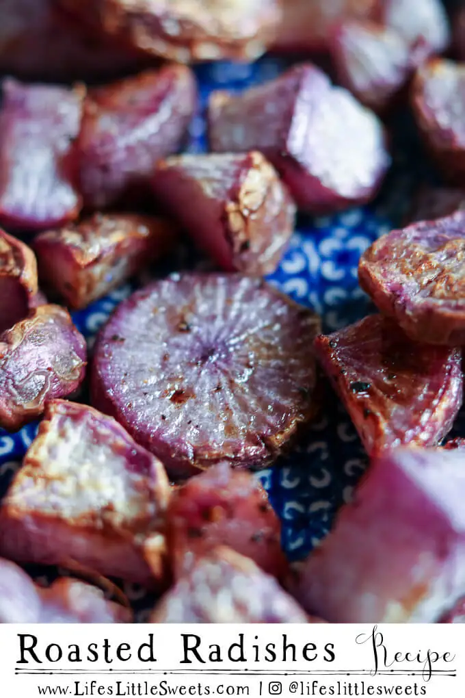 Roasted Radishes close up