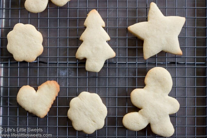plain holiday Cutout Sugar Cookies