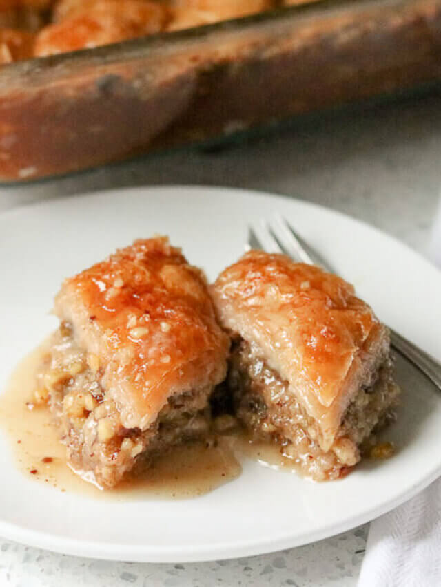 DELICIOUS MAPLE SYRUP BAKLAVA STORY