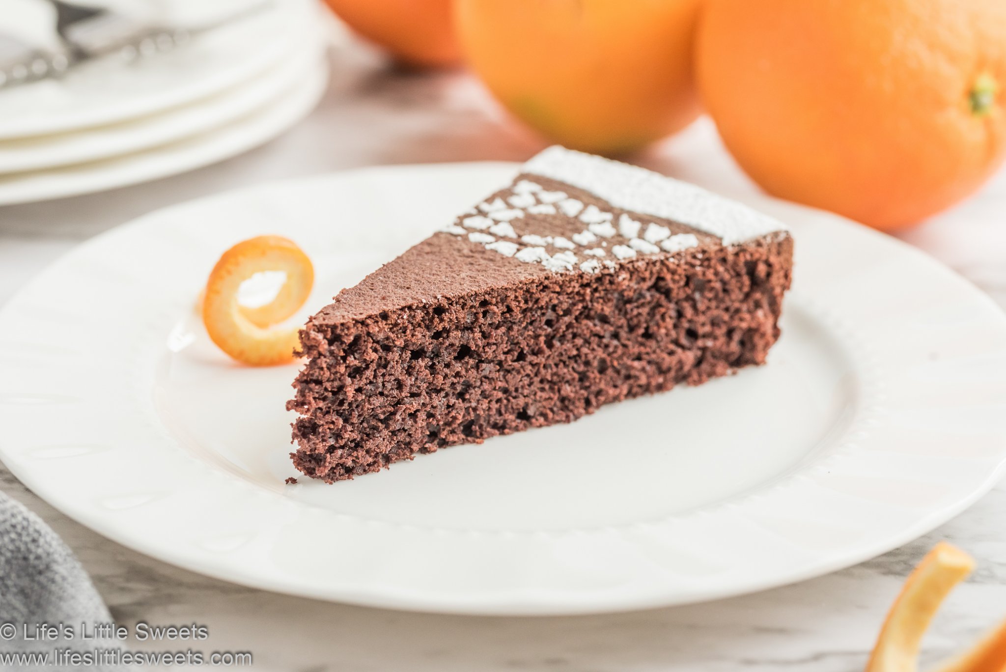 Chocolate Orange Almond Cake (DairyFree) Life's Little Sweets