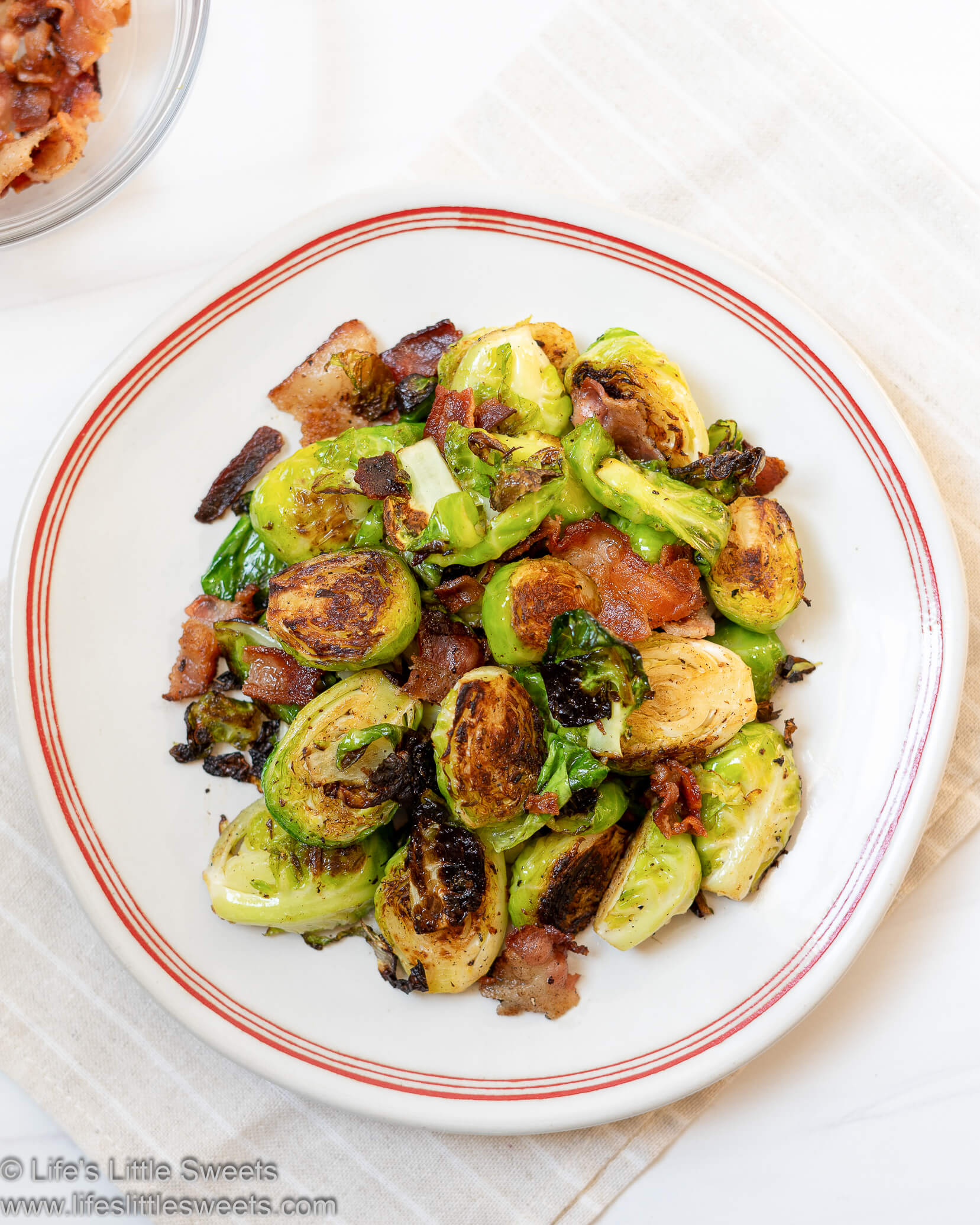 Pan-Fried Bacon Brussels Sprouts Story 