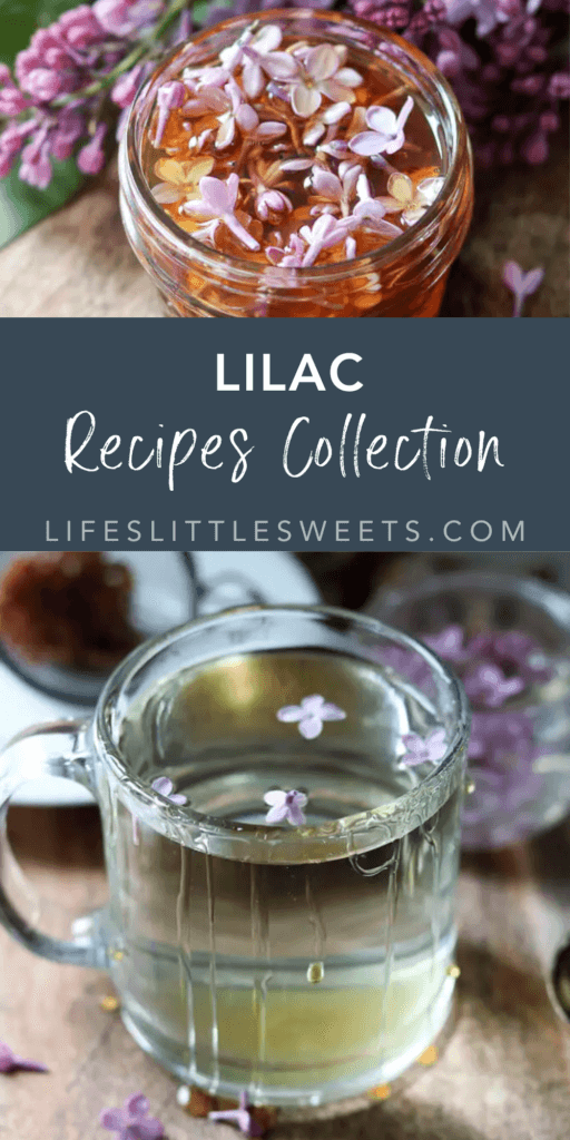 Lilac Recipes Collection with text overlay