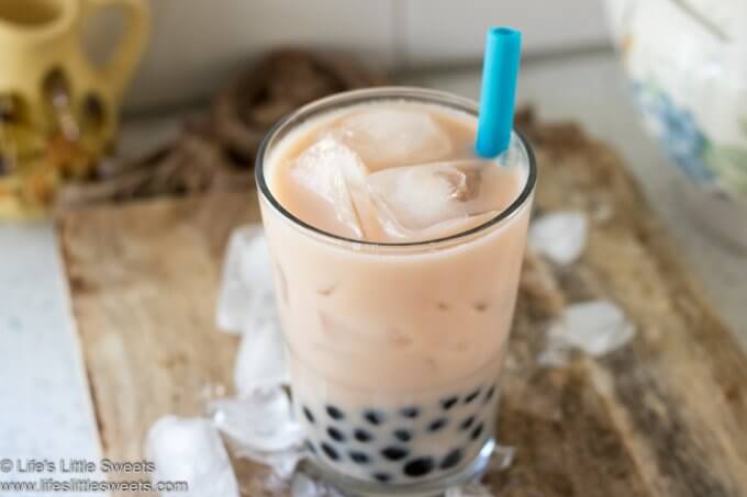 Bubble Tea Recipe (Boba Tea) with ice