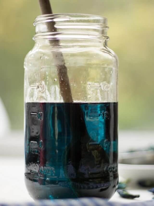 BLUE BUTTERFLY PEA FLOWER SIMPLE SYRUP RECIPE STORY