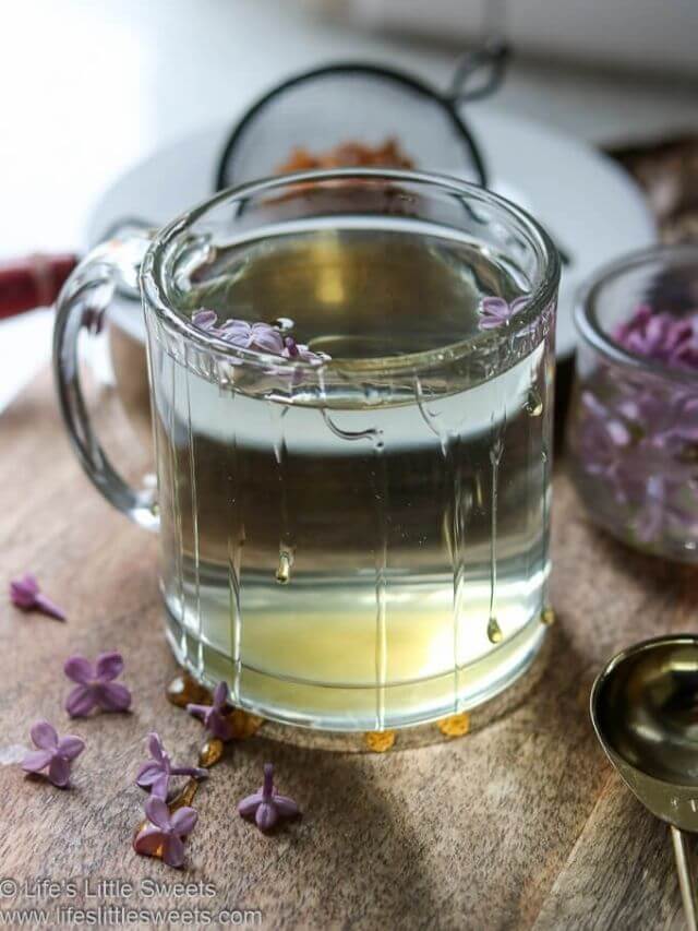 Lilac Flower Tea Story