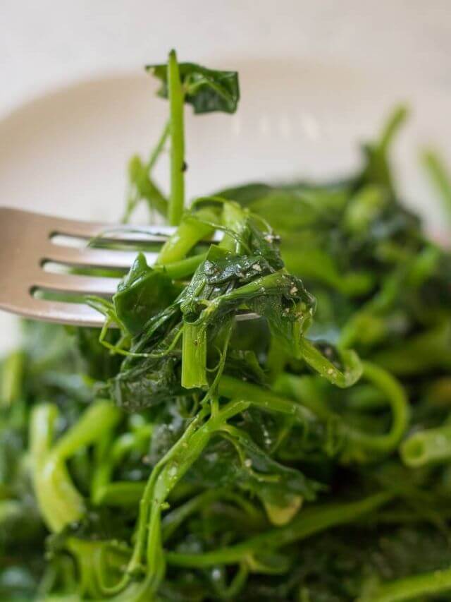 Sautéed Pea Shoots Story