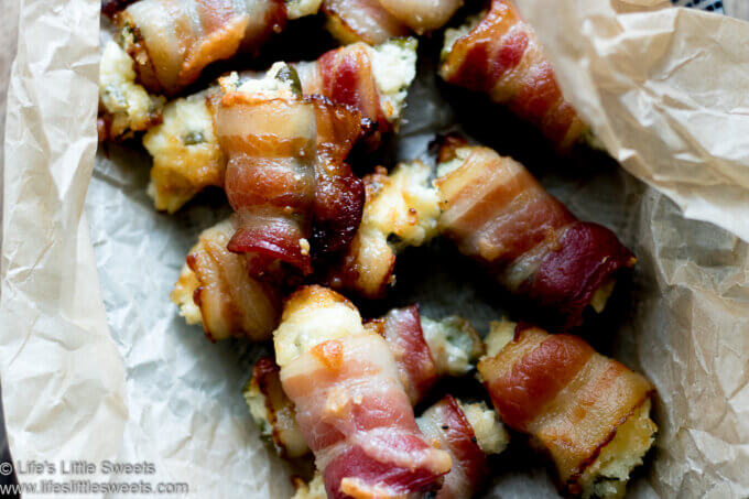 Jalapeño Poppers wrapped on bacon