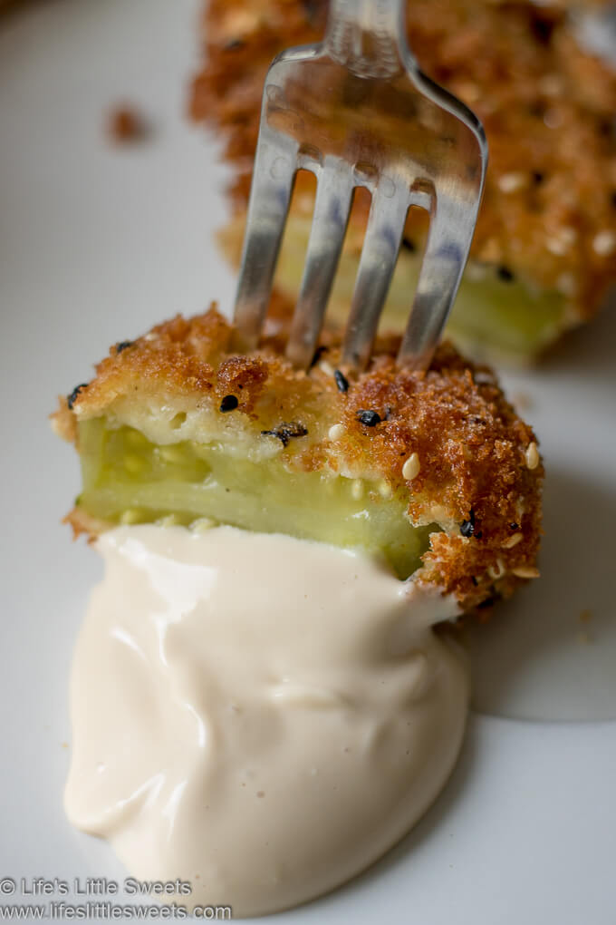 a bite of Fried Green Tomatoes