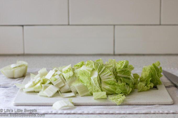 chopped Napa Cabbage