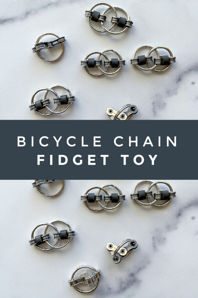 Bicycle Chain Fidget Toys pin