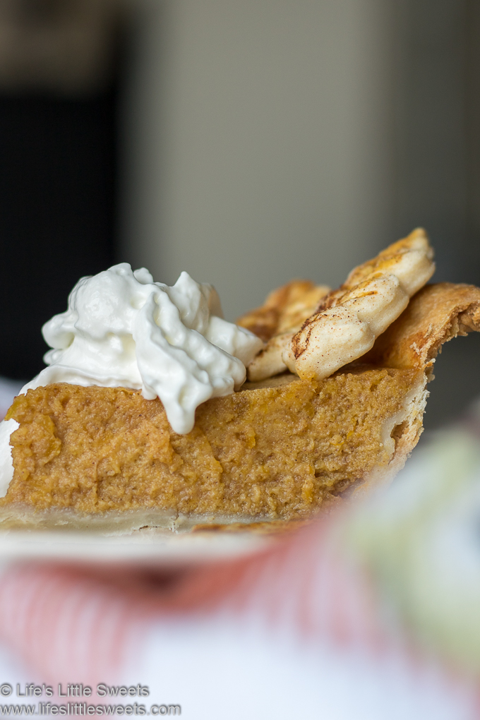 Homemade Pumpkin Pie slice