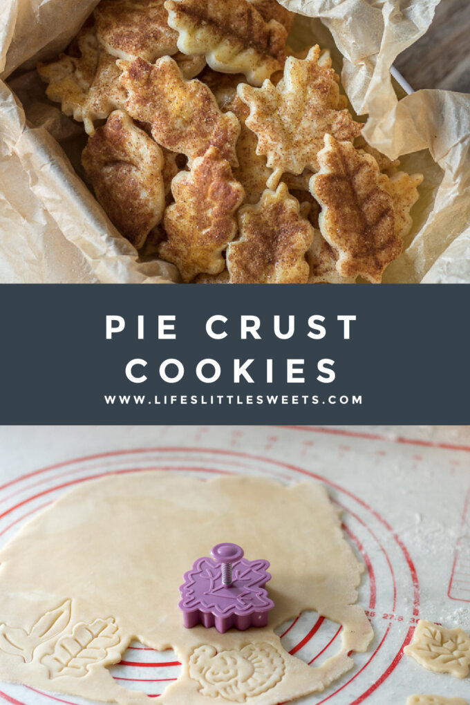 Pie Crust Cookies Pinterest Pin with text