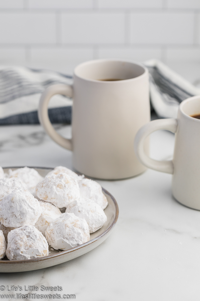 Russian Tea Cakes on a plate