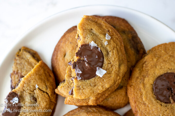 a photo of bakery-style chocolate chip cookies