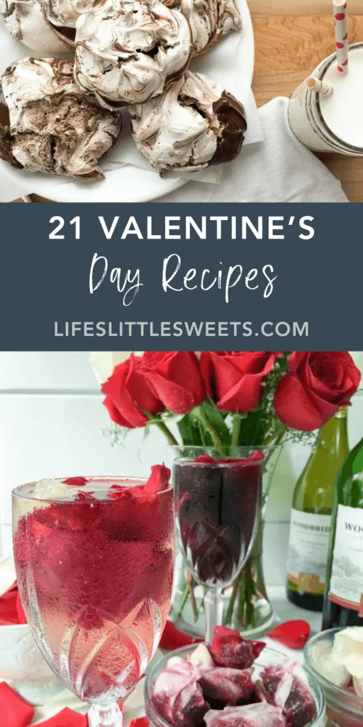 21 Valentine's Day Recipes with text overlay