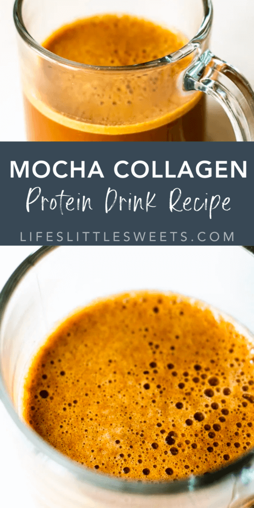 mocha collagen protein drink