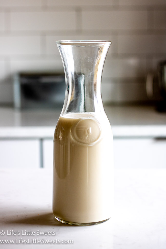 How to Make Oat Milk in a white kitchen