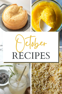 October Recipes