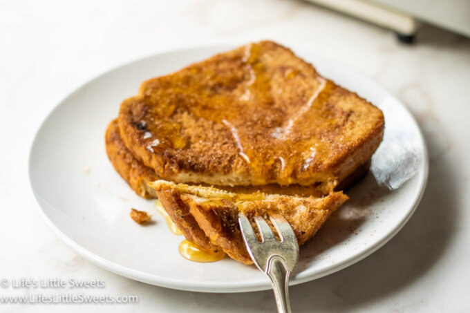 a plate of French toast