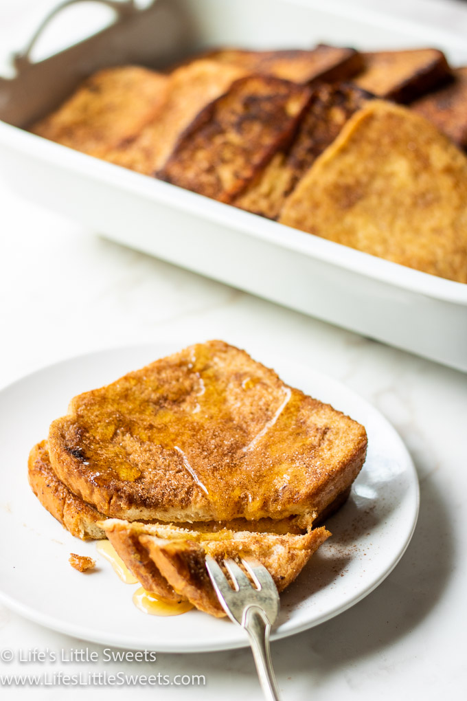 a plate of French toast