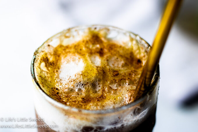 Soy Milk Iced Coffee Recipe close up